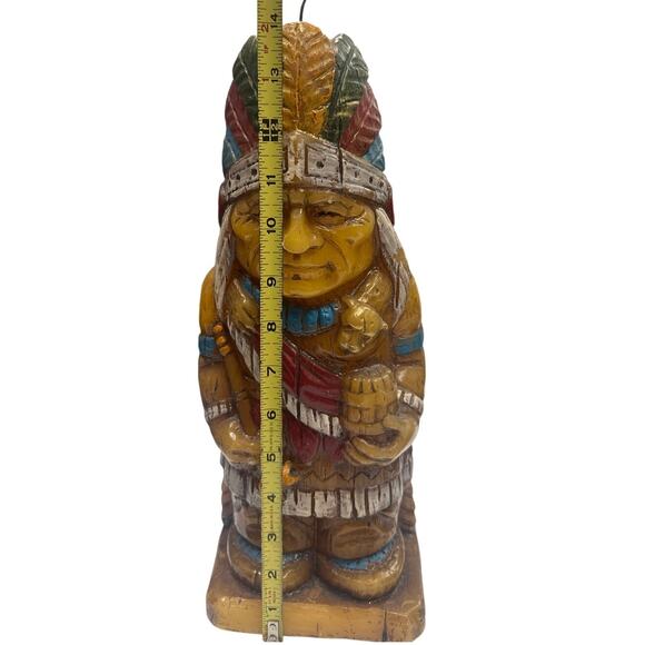 Vintage Candle Native American Figure - Picture 7 of 9